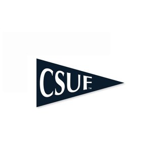 CSUF Magnet Mini Pennant - Navy